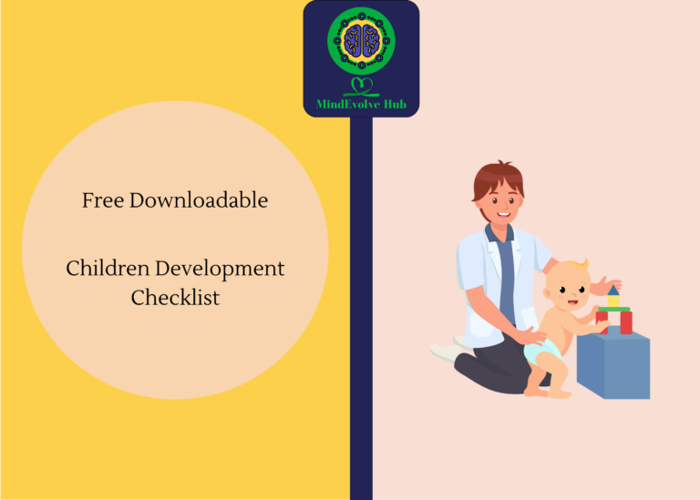 Children Development Checklist Free PDF