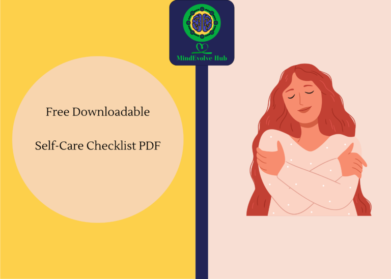 Free Daily Self-Care Checklist PDF